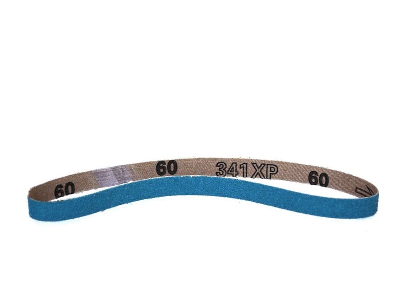 Starcke Premium 1/2 Inch X 24 Inch Zirconia Sanding Belts, 24 Pack Air Belt Sander Paper Bandfile, 80 Grit Air File Sander Belts, Blue Zirconia Cloth Belt Sanding Band File for Wood and Metal - Image 2